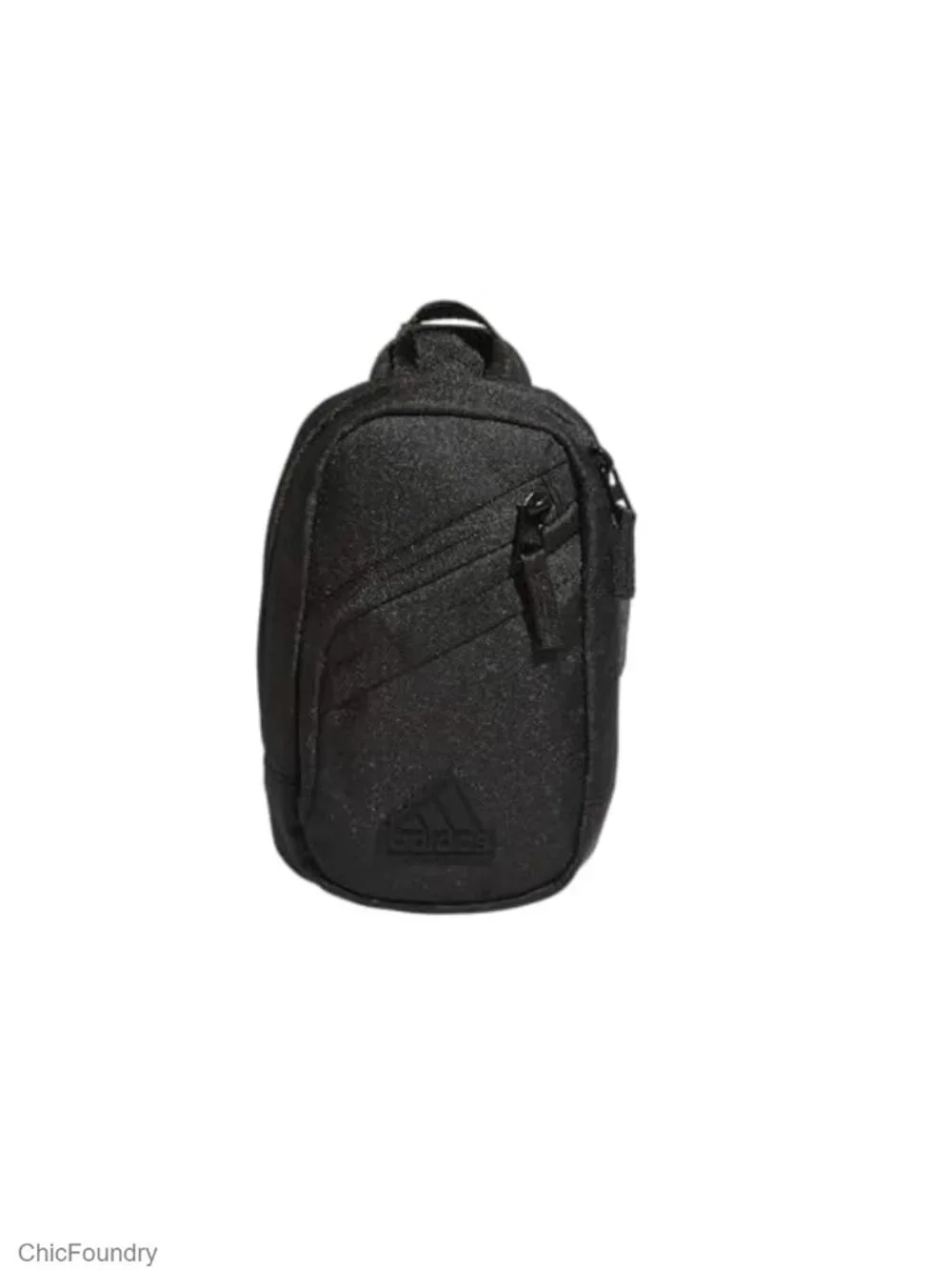 Mini Sling Crossbody Bag with Multiple Zippered Pockets, Adjustable Strap